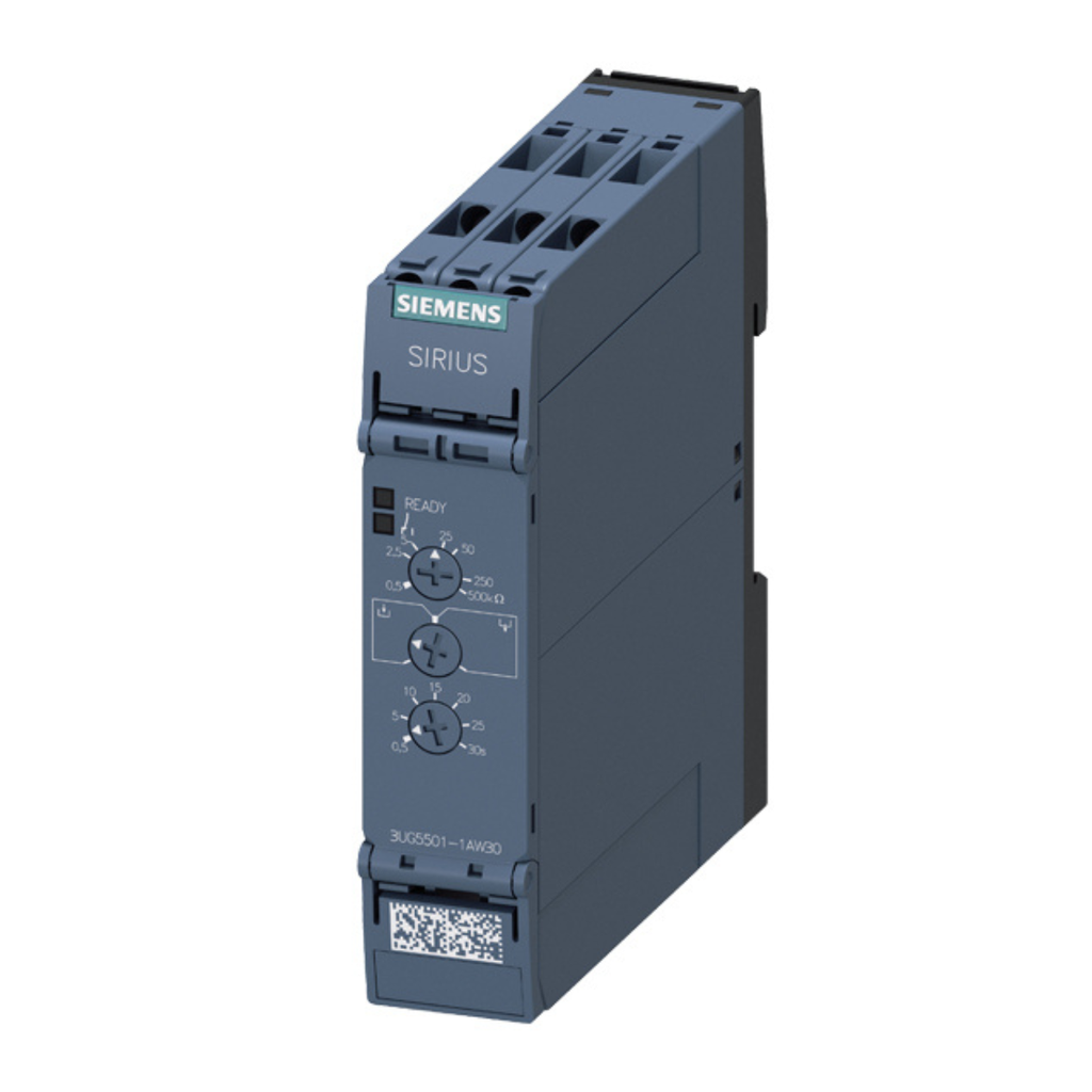 Rele de nivel y resistencia (0.5-500kΩ), 1-2 puntos, 24-240V AC/DC.