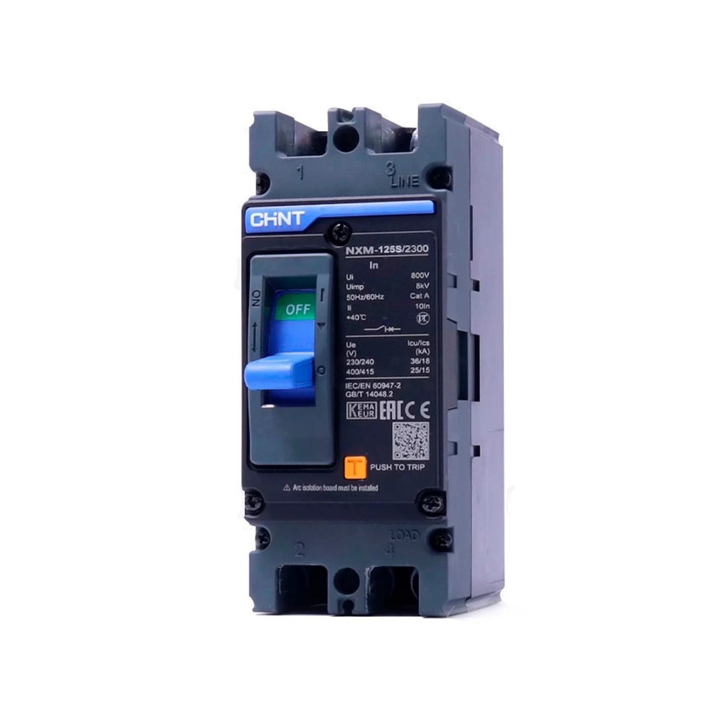 LLAVE DE FUERZA 2P NXM-160S 125A (FIJO) 36KA/415V 25KA/440VAC