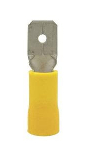 Terminal Hembra Semi Aislado Amarillo [Ød 5.4Mm]