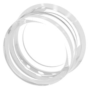 Capuchon De Prot. De Silicona Para  Boton Rasante 22 Mm, Transparente