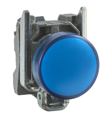 Piloto De Señalizacion Metal Color Azul Ø 22Mm 24Vac/Dc  Harmony