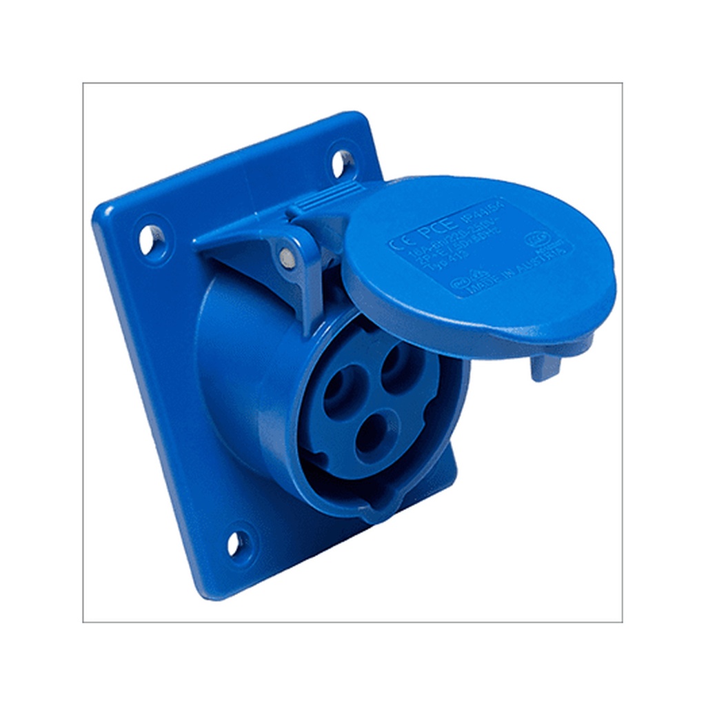 Toma Empotrable Ip44 200V 3P+T 16A 9H