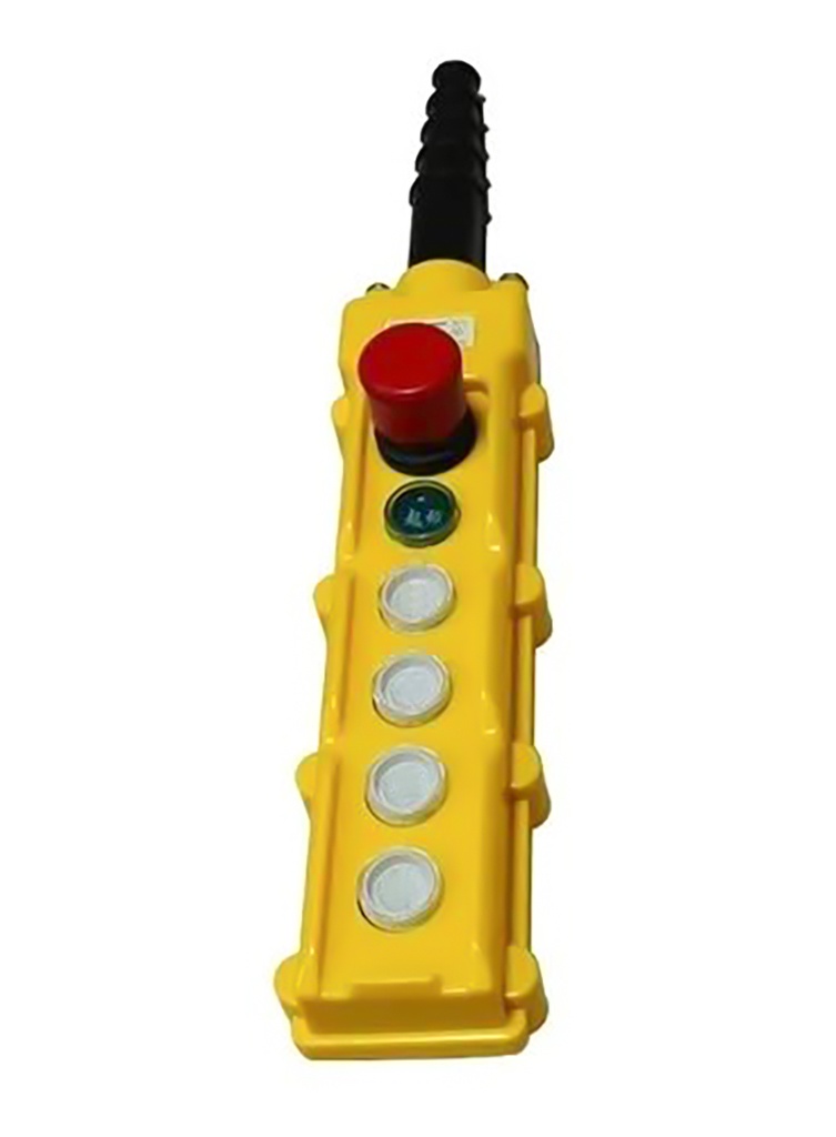Botonera Colgante Np3-2K (P. De Arranque Mantenido, P. Emerg., Flechas Ar-Ab, Izq-Der)