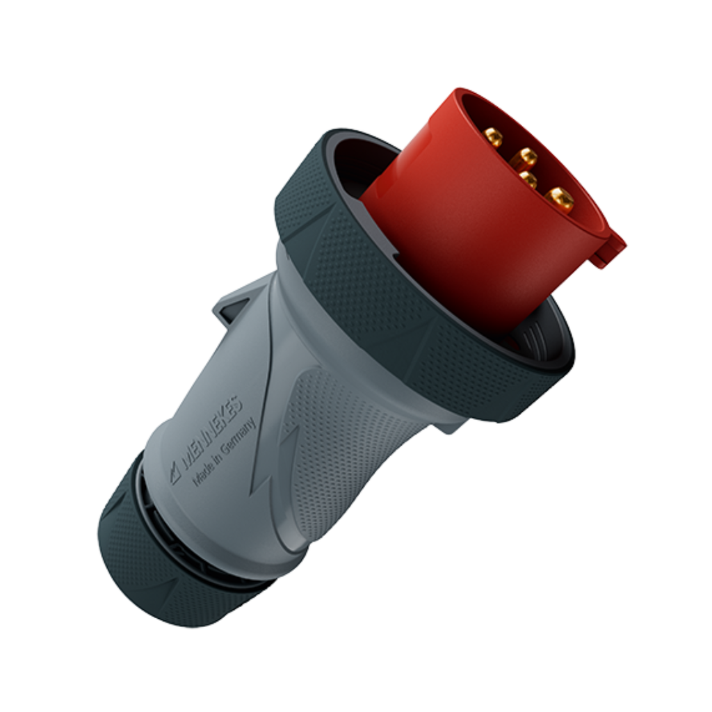 Enchufe 32Amp 3P+T 415V Rojo 6H Ip67/69 Powertop  Xtra