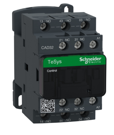 Contactor Auxiliar 3Na+2Nc 24Vac 10A 50/60 Hz Tesys