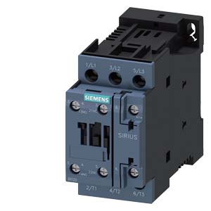 Contactor De Potencia 3P 9A Ac3 Bob. 24Vdc 1Na+1Nc T.  S0 Sirius