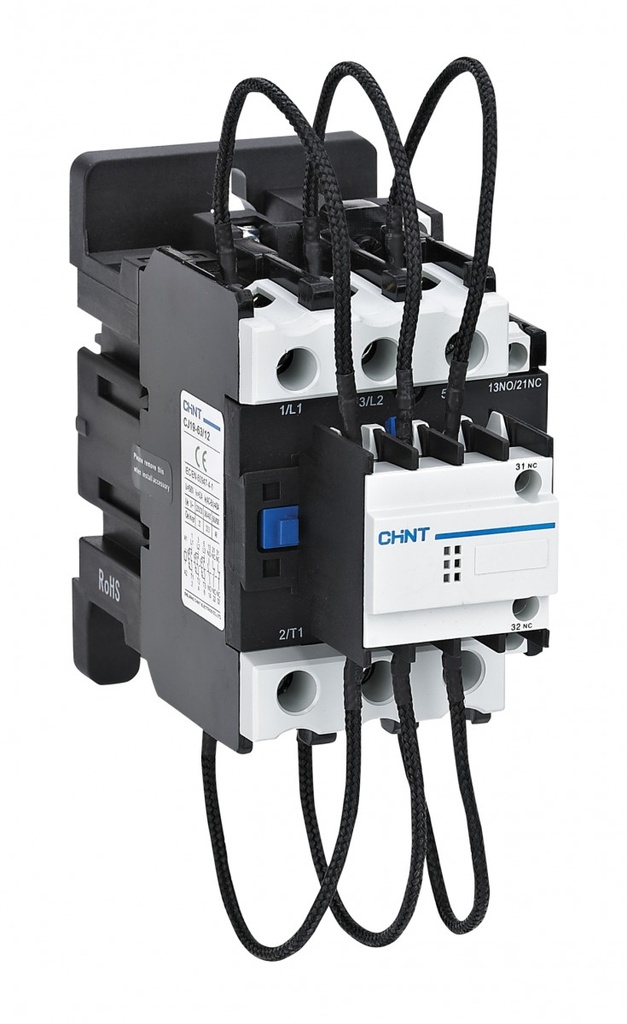 Contactor p/condensador 3P, 43A, 15/25/36 KVAR, 230/400/690V, bob. 220V, aux 1NA+1NC, 50/60Hz
