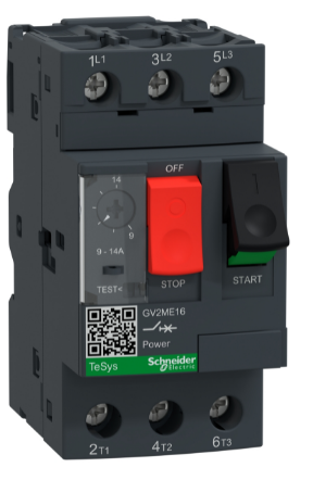 Guardamotor Magnetico 3P Reg. 9-14A 400/415Vac 15Ka Tesys 