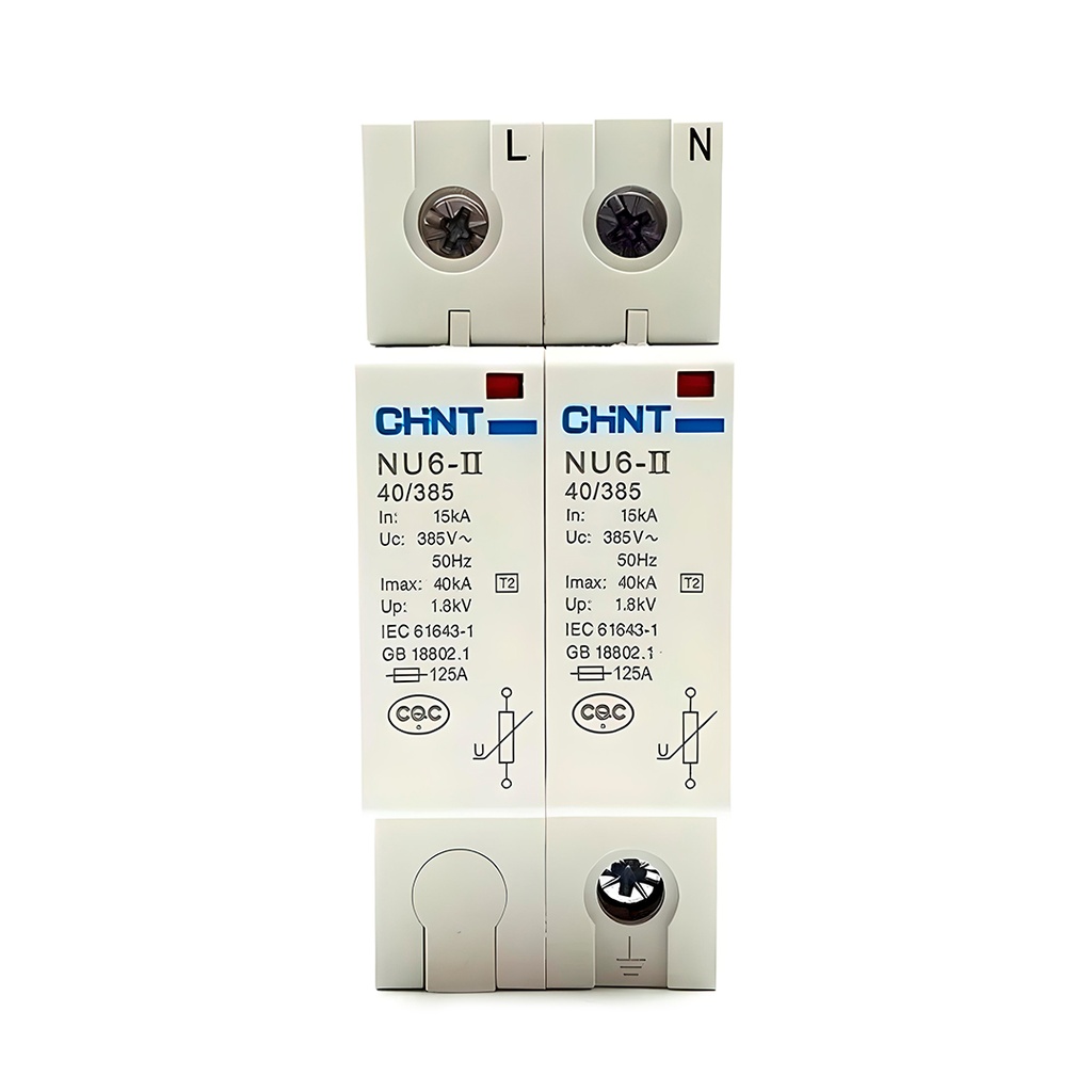 Supresor De Sobretension, Corriente Max. De Descarga 40Ka, Uc 275V, 1P+N