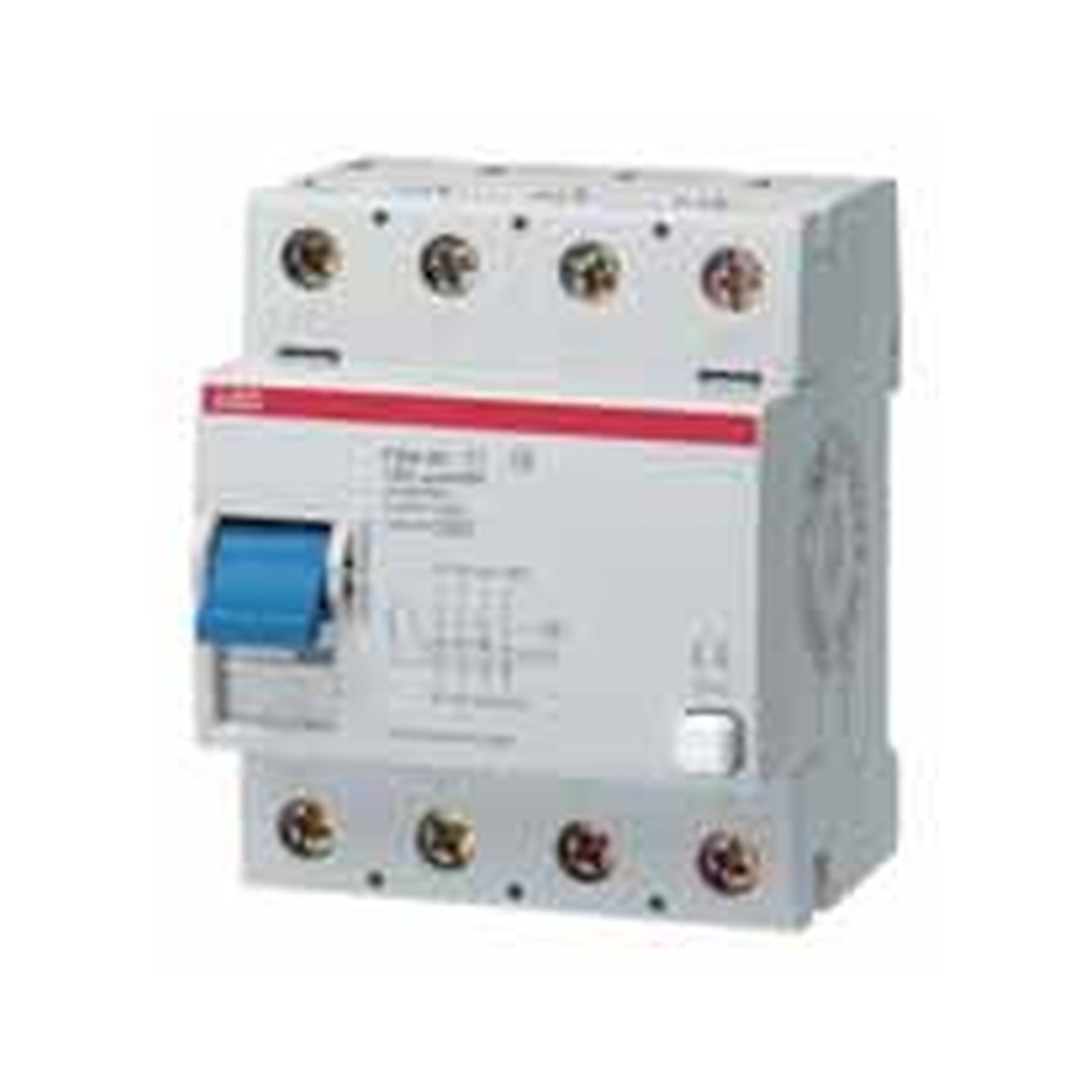 Int. Dif. Riel Din F 2X25A. Sensibilidad 300Ma. Tipo A