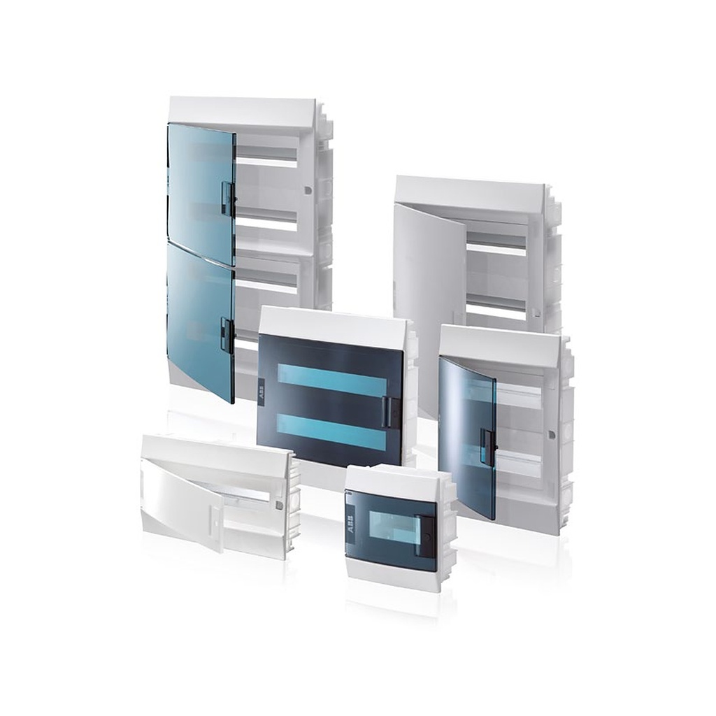 Tablero Modular Empotrable 18 Módulos Con Puerta Opaca