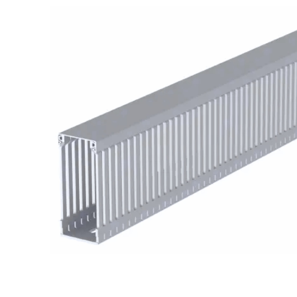 Canaleta Ranurada 100Hx60Ax2000L MM Color Gris