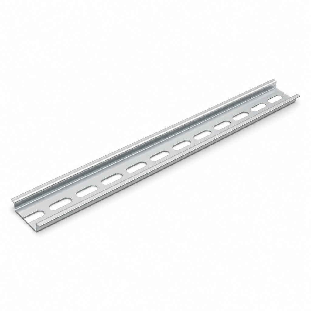 Riel DIN Plateado, ancho/alto 35×7.5 mm, 2 metros