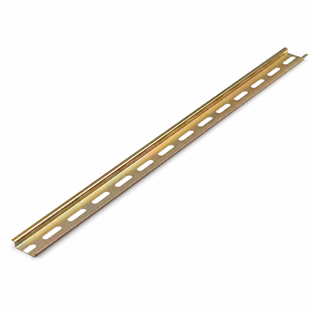 Riel DIN tropicalizado, ancho/alto 35×7.5 mm, 2 metros ; E= 0,9 mm