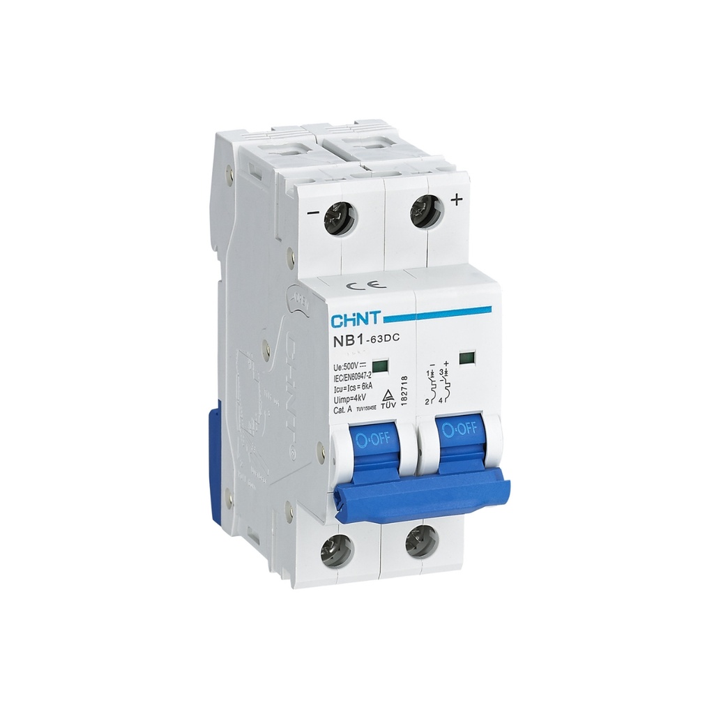 Interruptor Automático 2X40A 6Ka/500Vdc Curva “C” Iec60947-2 