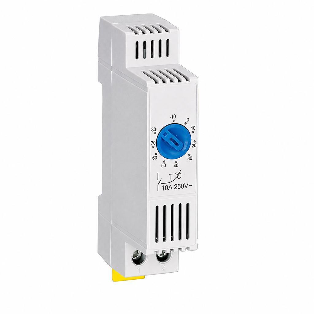 Termostato Mecánico NC Tipo Slim para Ventilación (-10 a +80 °C) NT51-F