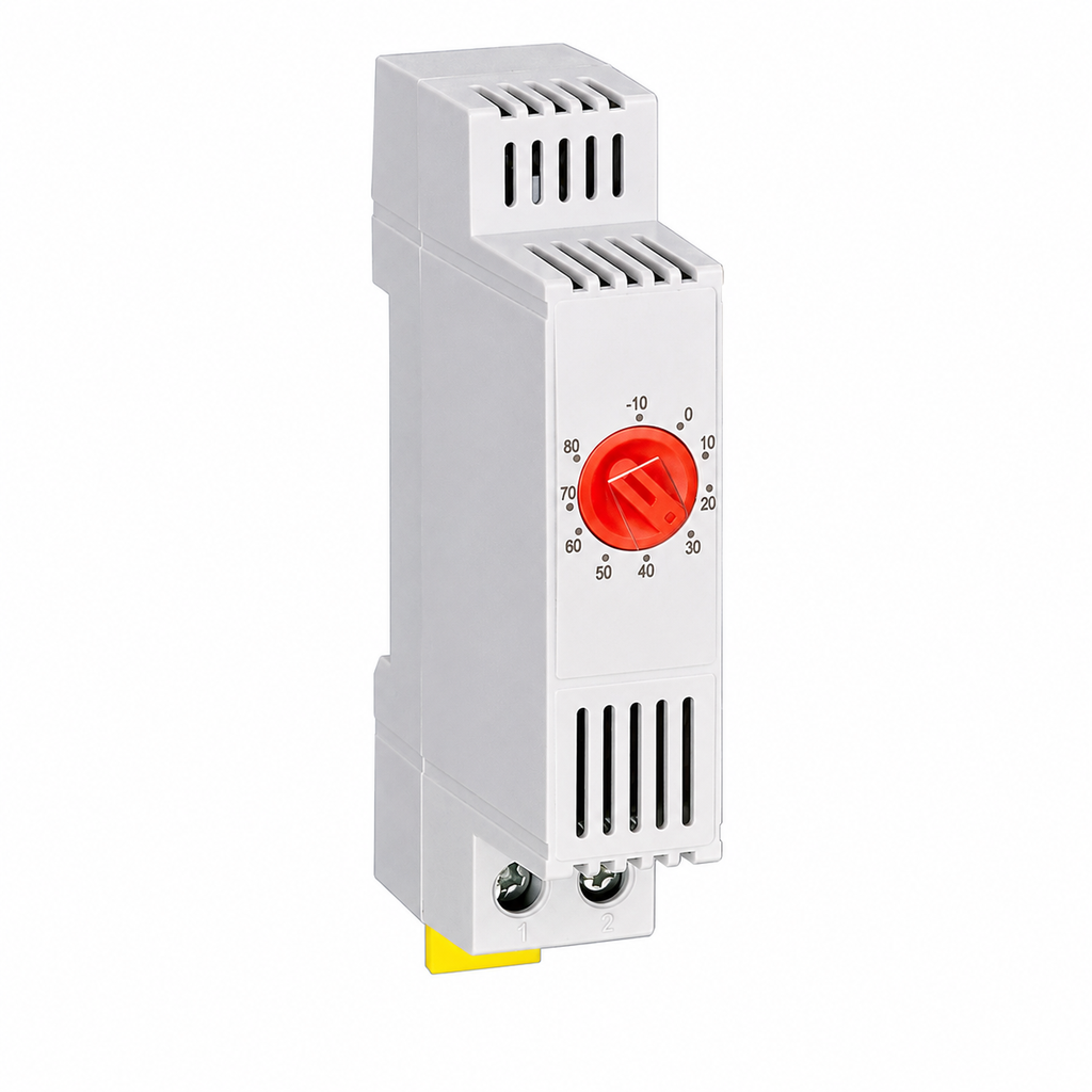 Termostato Mecánico NO Tipo Slim para Calefacción (-10 a +80 °C) NT52-F