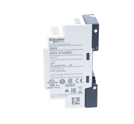 Modulo Extension Para Rele Inteligente Sr3 Zelio 4 E/S 24 Vdc 