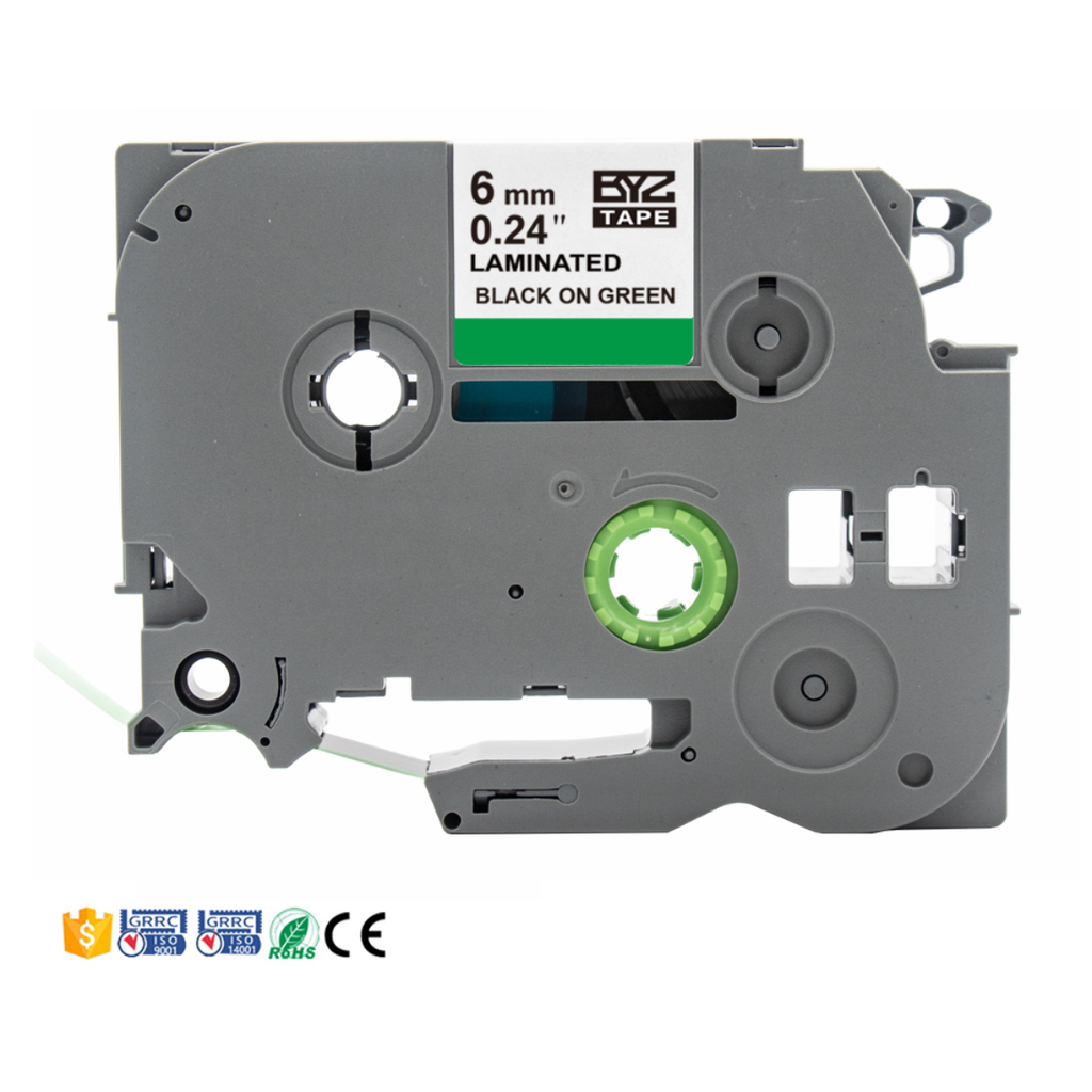 Cinta Para Rotulador Brother 6Mm X 8M Verde