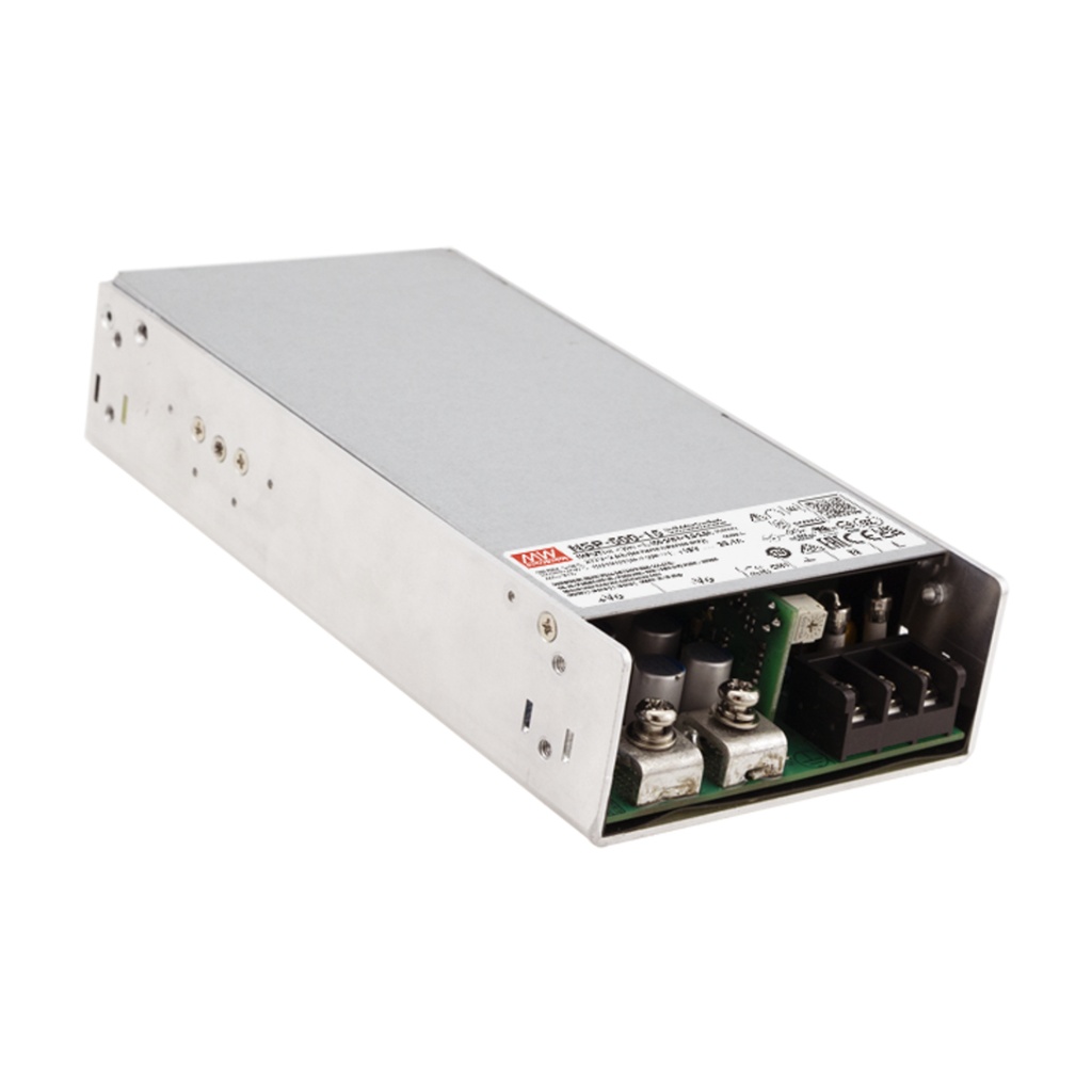 Fuente De Alimentación Conmutada 500W, 12Vdc, 42A, Perfil Delgado