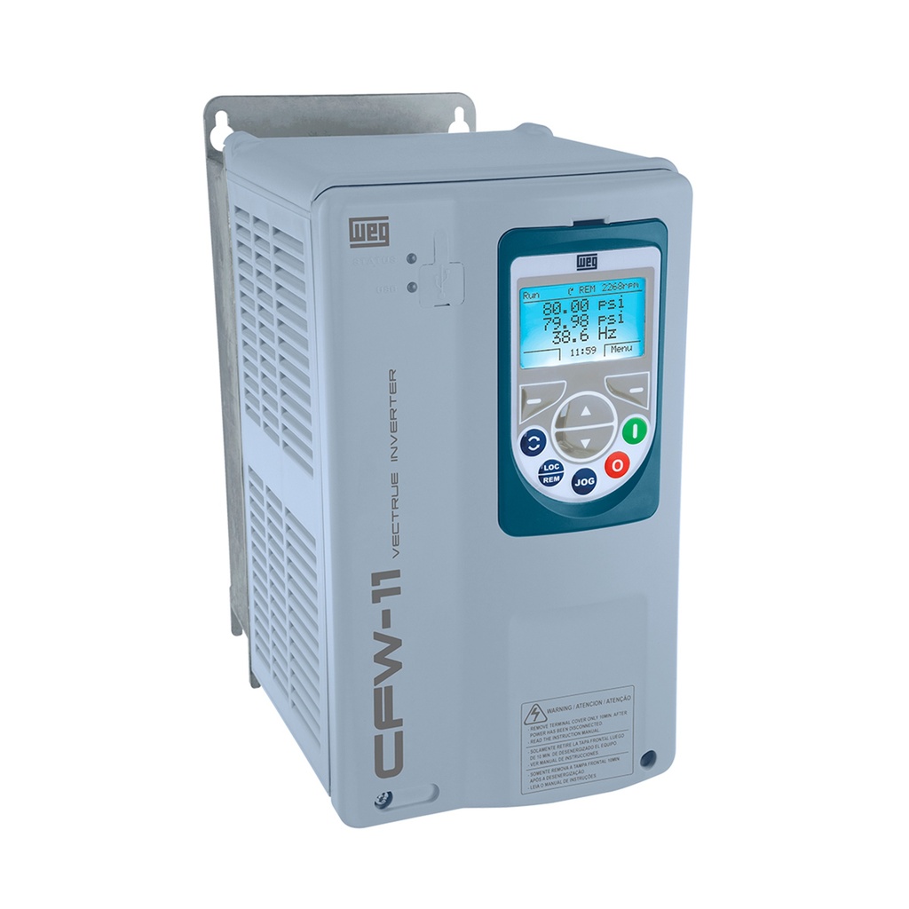 CONVERTIDOR DE FREC. 380...480VAC 211 AMP. T. F SIN TRANSIST. DE FREN. 0242 T4 SZ WEG