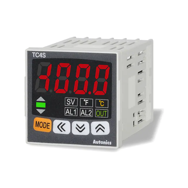 Controlador de Temperatura PID 4 dígitos, 100-240VAC, 48x48mm