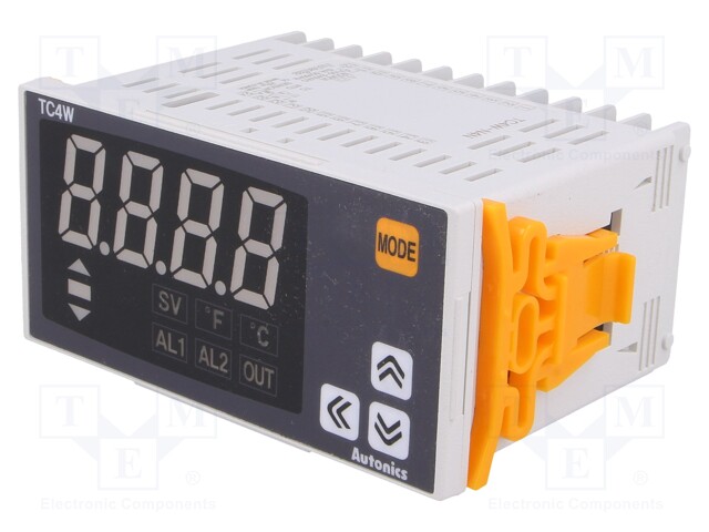 Controlador De Temperatura, Pid, Din 96X48, Sin Alarma, Sólo Indicador, 100 A 240 Vca