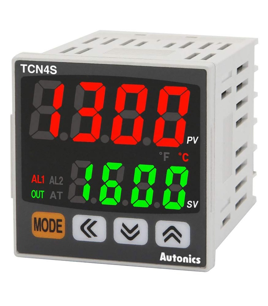 Controlador De Temperatura Sal.Rele C/Alar 4Dig 240Vac 2Alarm 48X48Mm