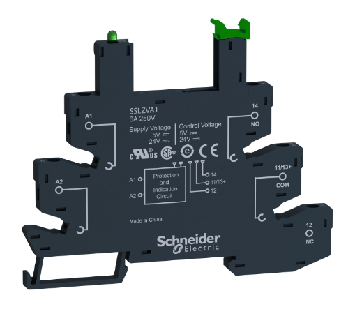 Base De Rele Enchufable  Para  Rele Zelio  Zelio Ssl 1Na 24 Vdc