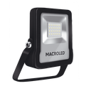 REFLECTOR LED NEGRO PRO 30W 100-240VAC LUZ FRÍA  6500K IK08 IP65